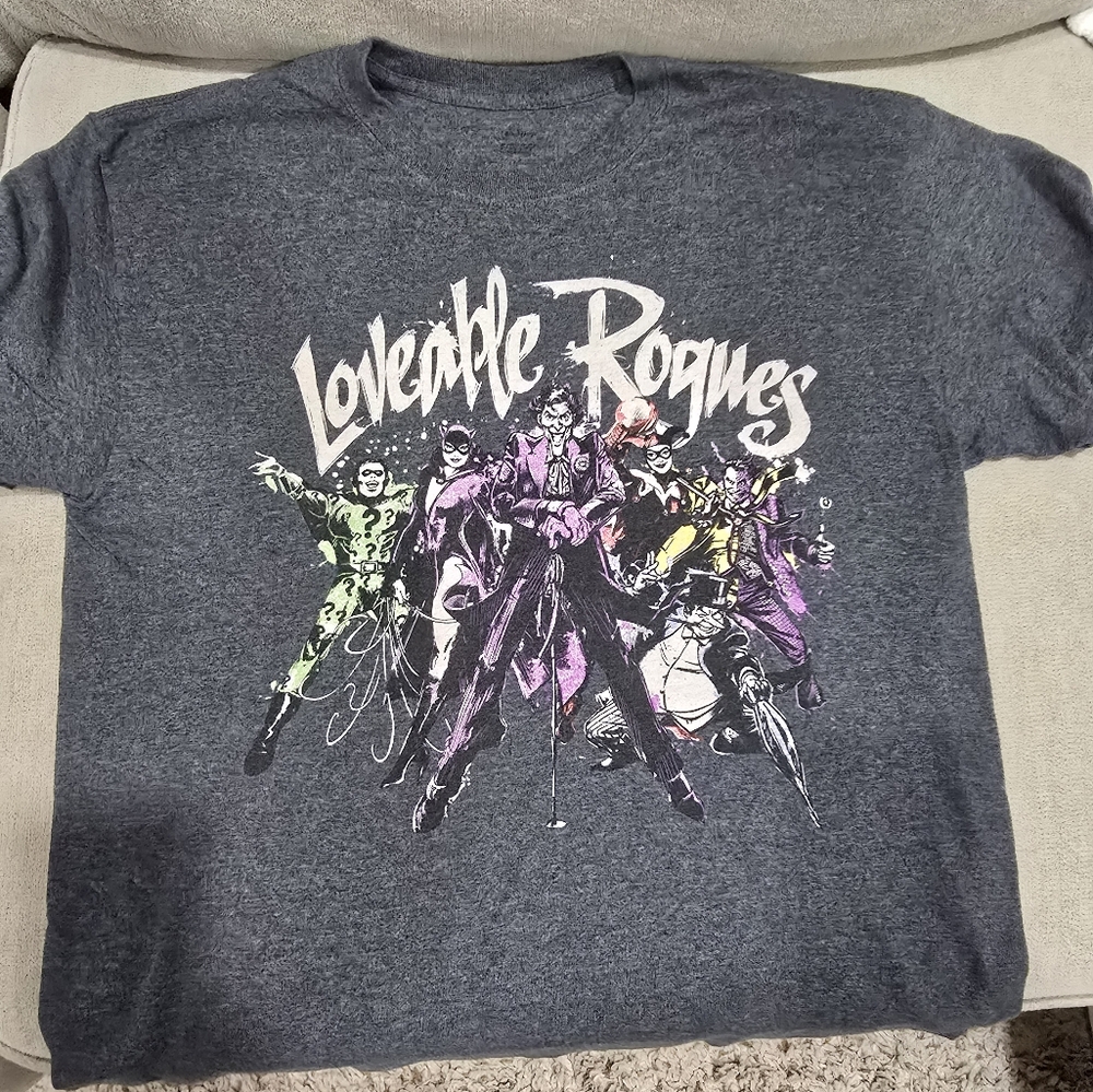 Gray Lovable Rogues Graphic T-Shirt